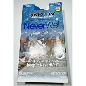 Rust-Oleum Never Wet Multi Surface Liquid Repelling Frosted Clear 2Step Process